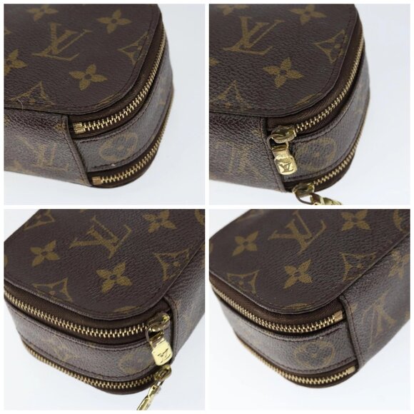 LOUIS VUITTON Monogram Trousse Brush PM Cosmetic Pouch M47510 LV Auth 149213 - Picture 14 of 16